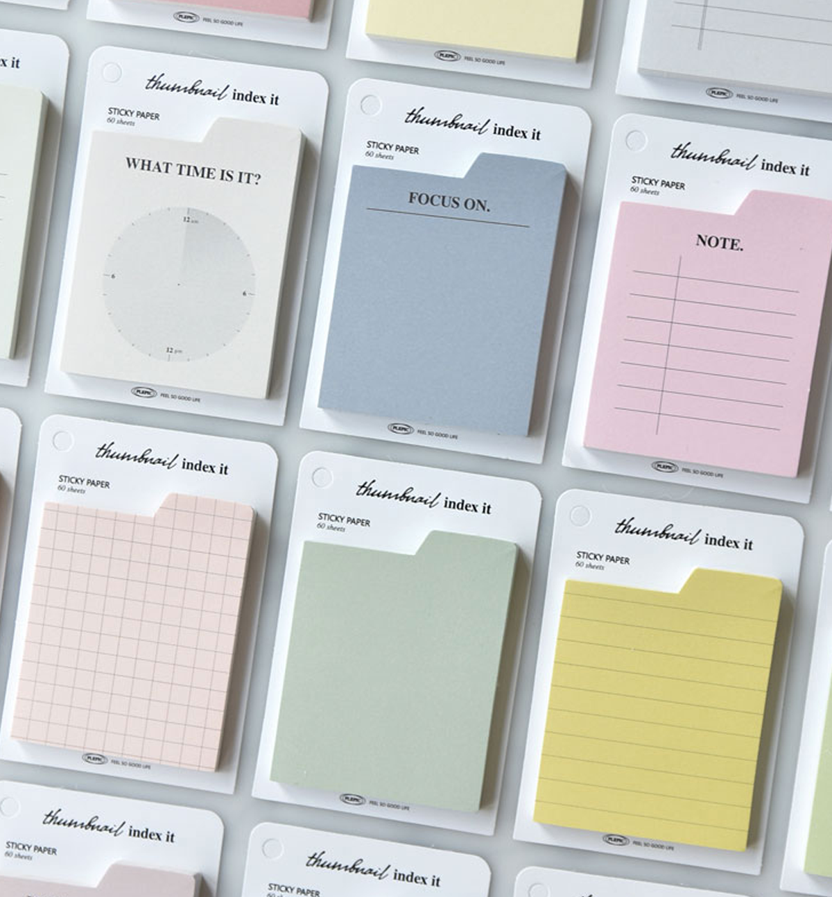 Colorful Transparent Book Tabs - Clear Sticky Notes™