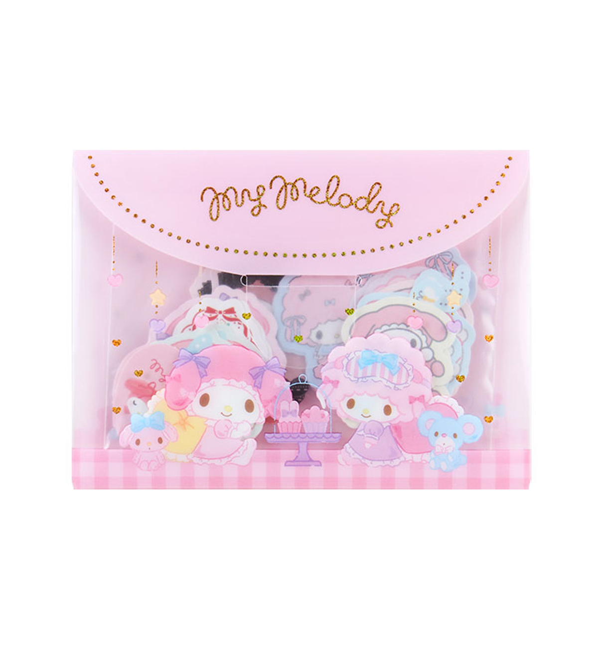 Sanrio 40 Sticker + 1 Case Set [My Melody]