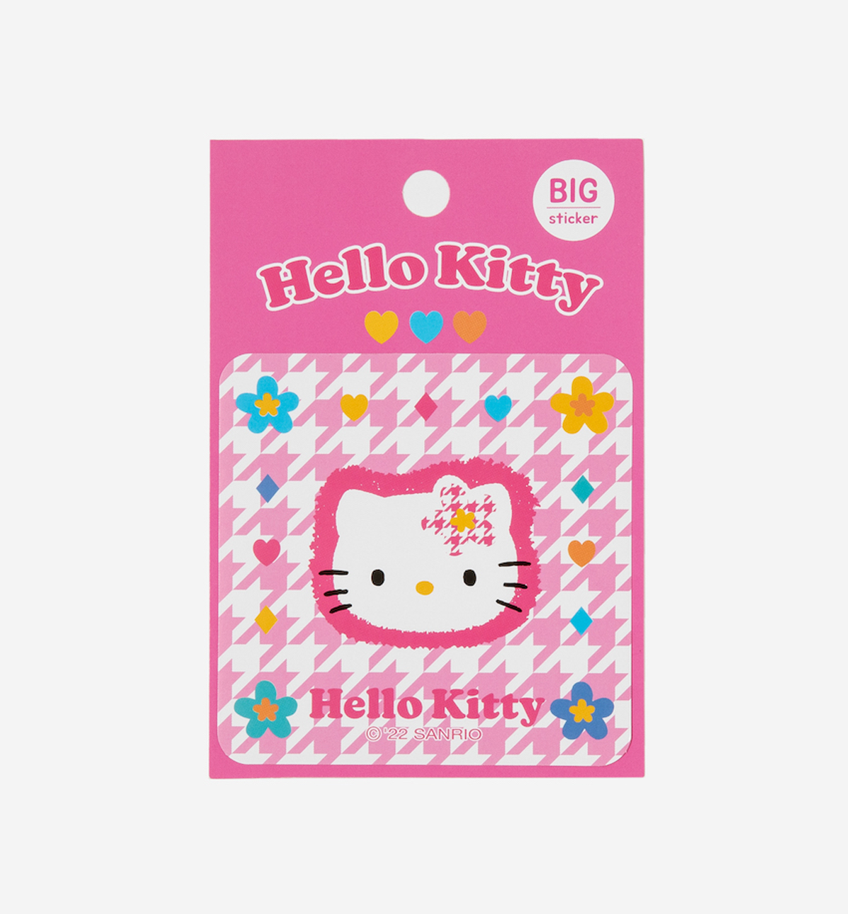 Hello Kitty Photocard Frame & Sticker [Heart Bear Pink]