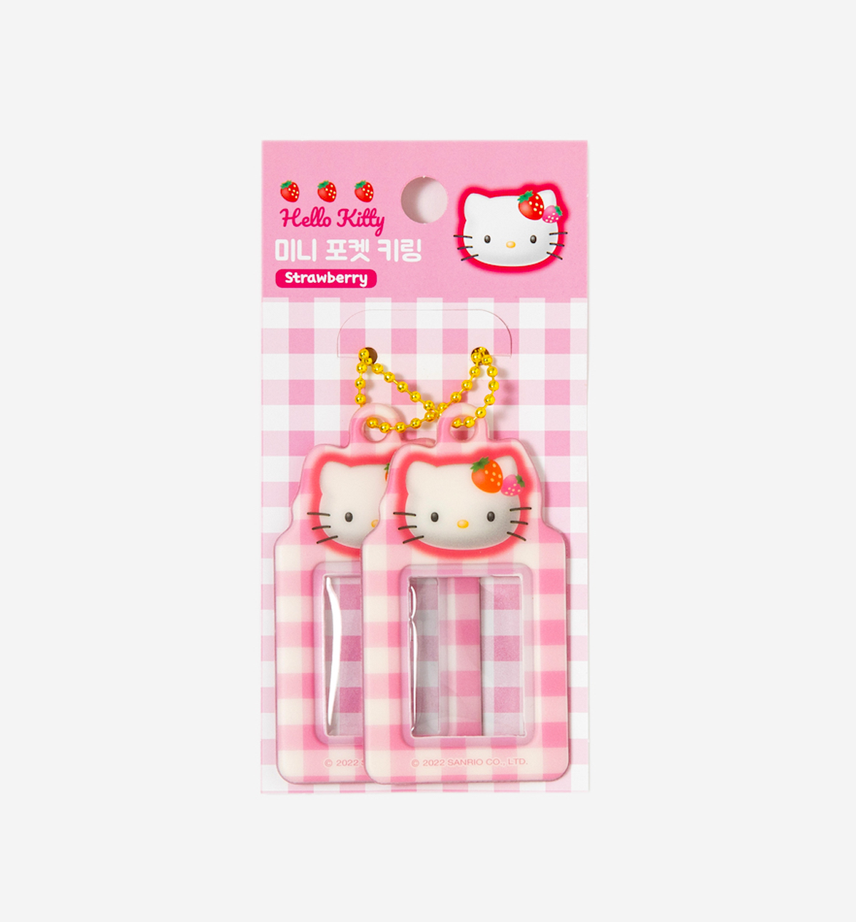 Plaid Sanrio Photocard Holder