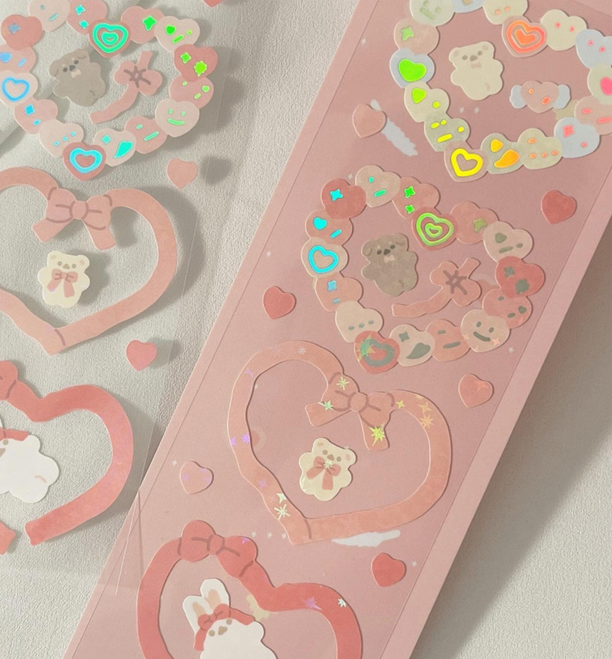 Heart Confetti Seal Sticker