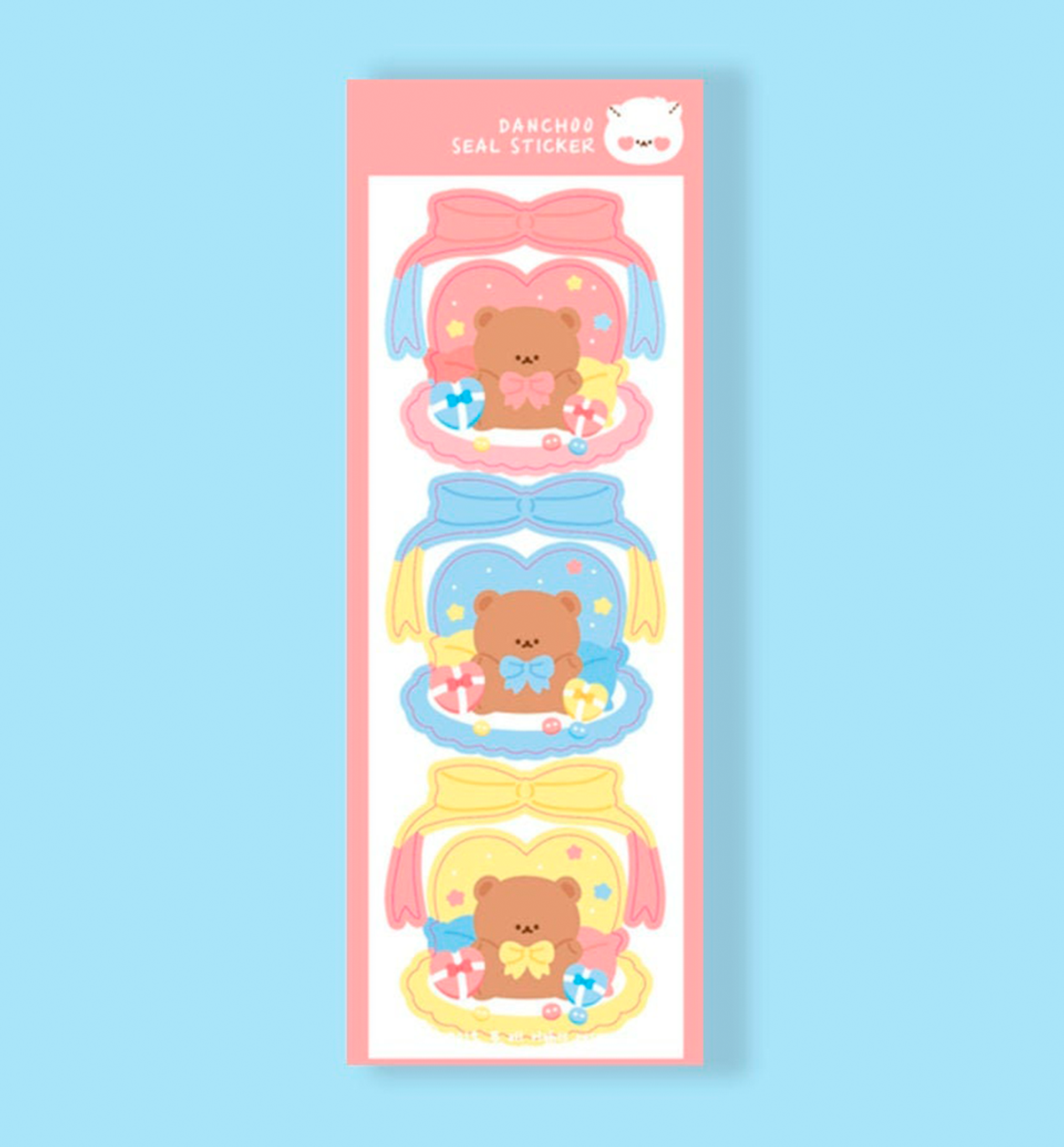 Teddy Bear Seal Sticker