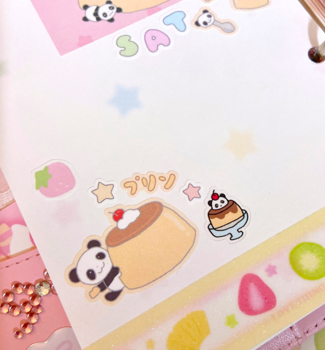 Pudding Panda Seal Sticker