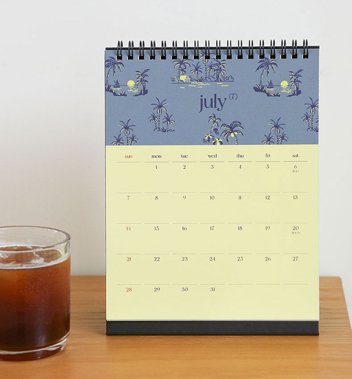 2024 Floral Desk Calendar