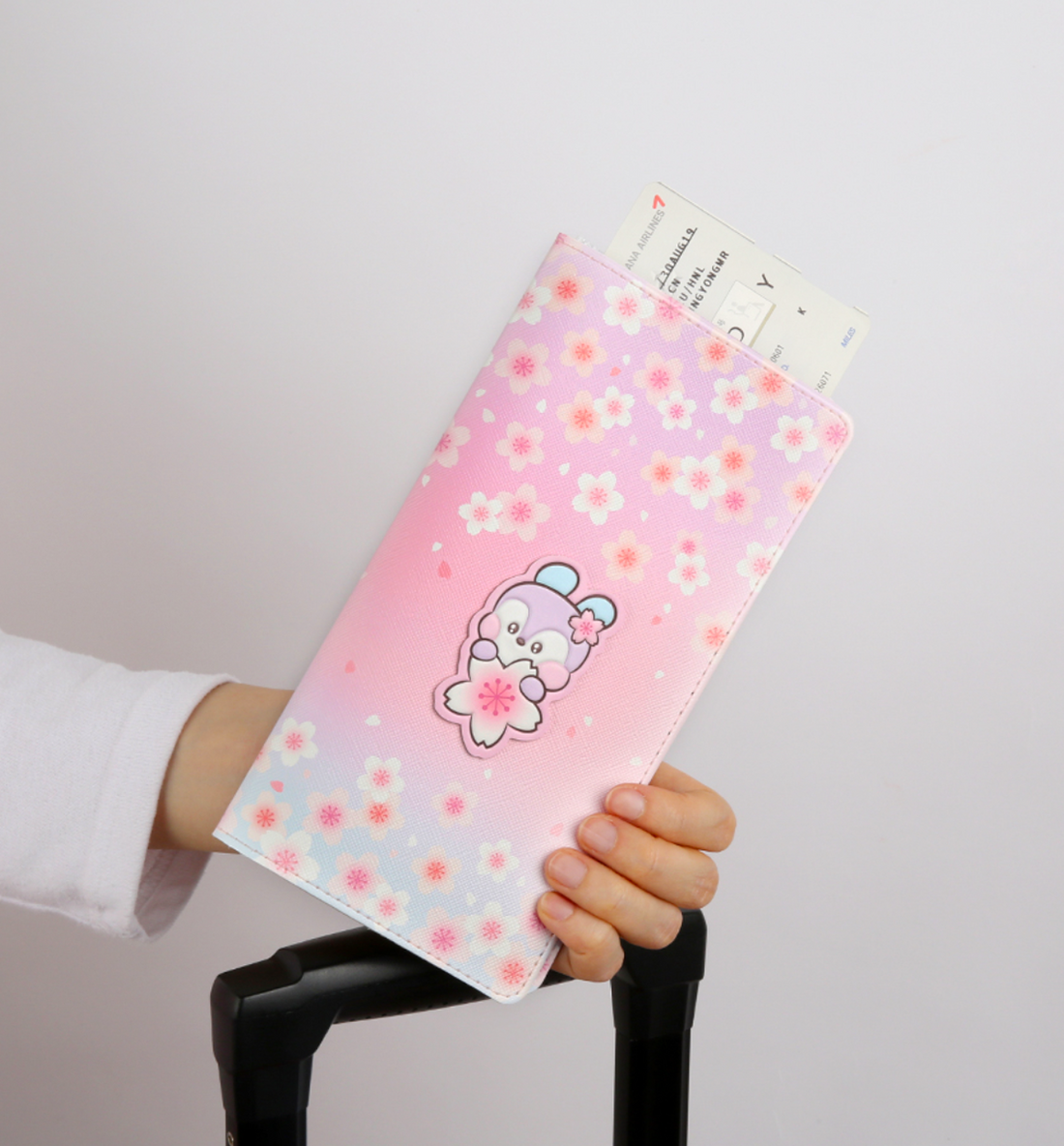 BT21 Cherry Blossom Large Passport Cover [Mang]