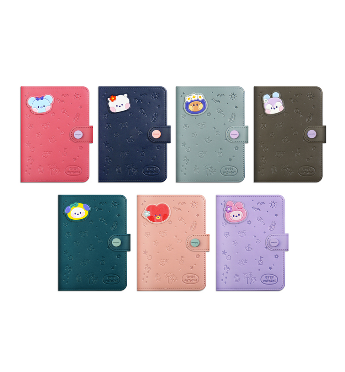 BT21 Minini Leather Patch Passport Cover [Vacance]