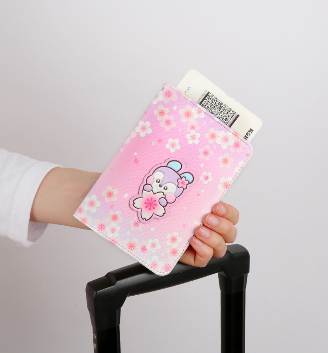 BT21 Cherry Blossom Passport Cover [Mang]