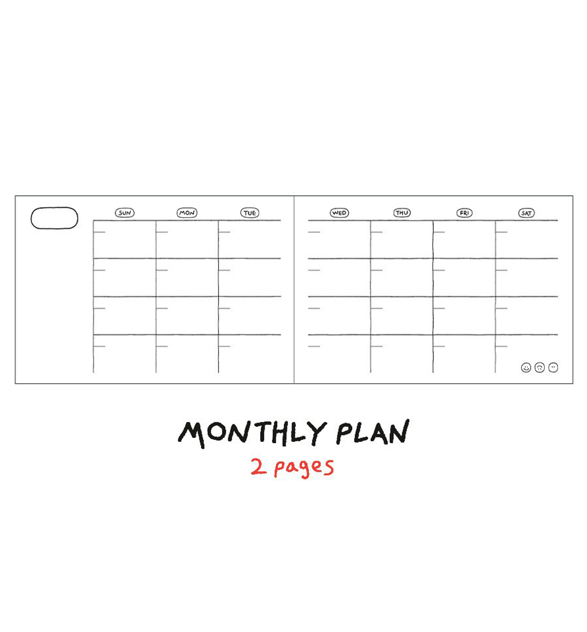 Doodle Daily Note Planner [1 Month]