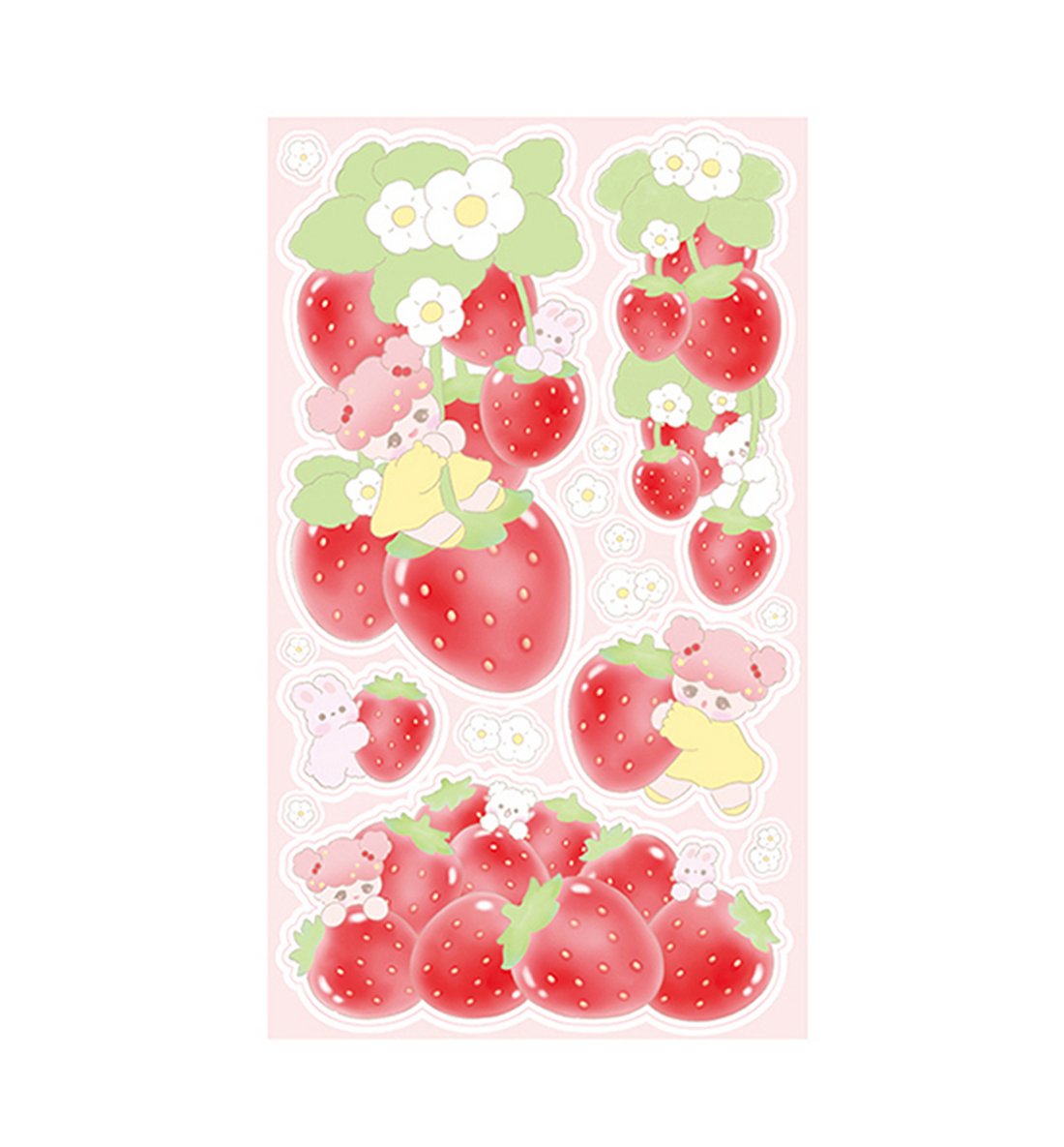 Red Strawberry Seal Sticker