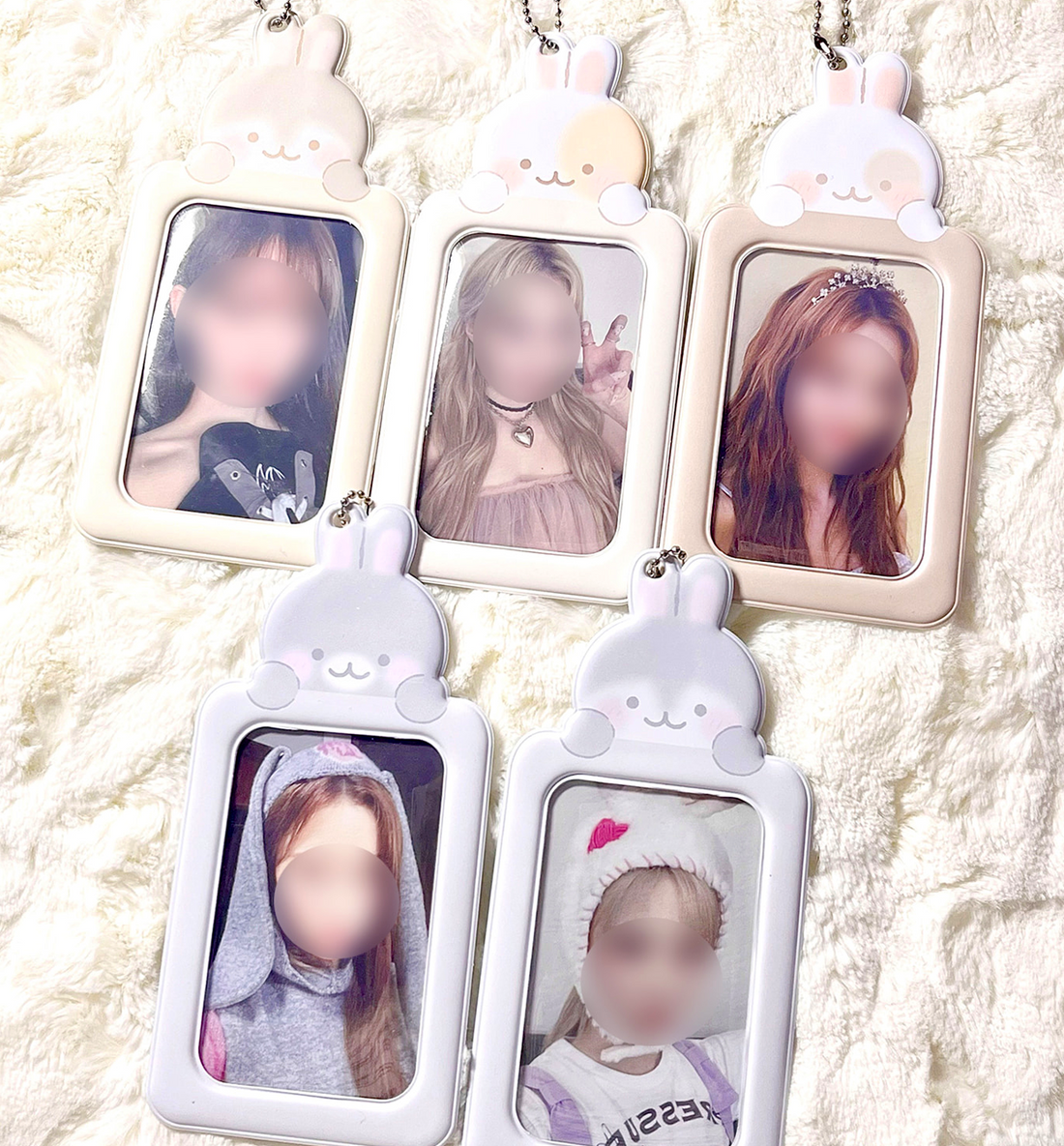 Rabbit Beige "A" Photocard Holder