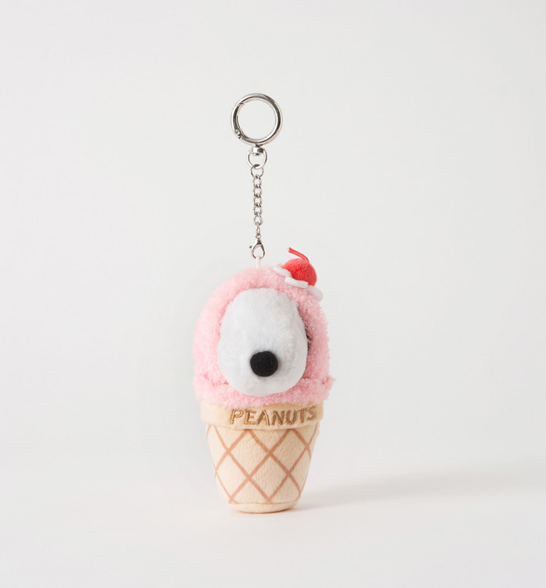 Peanuts Snoopy Ice Cream Plush Keyring [12cm]