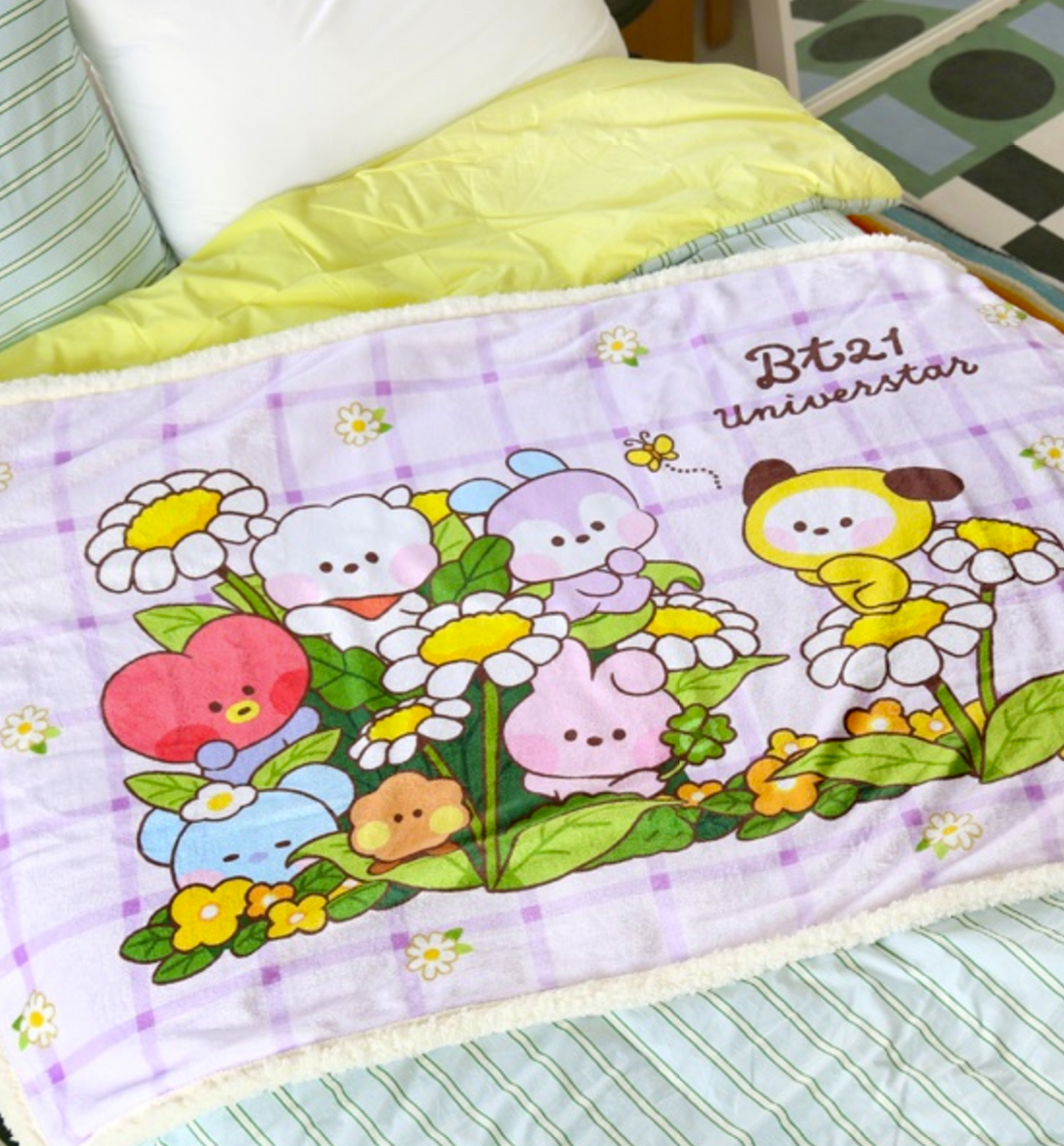 BT21 Minini Blanket [Flower]