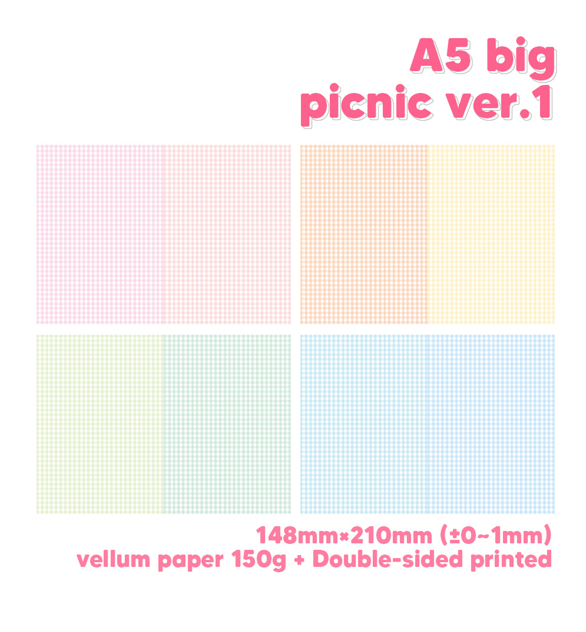 A5 Picnic Paper Refill [Ver.1]