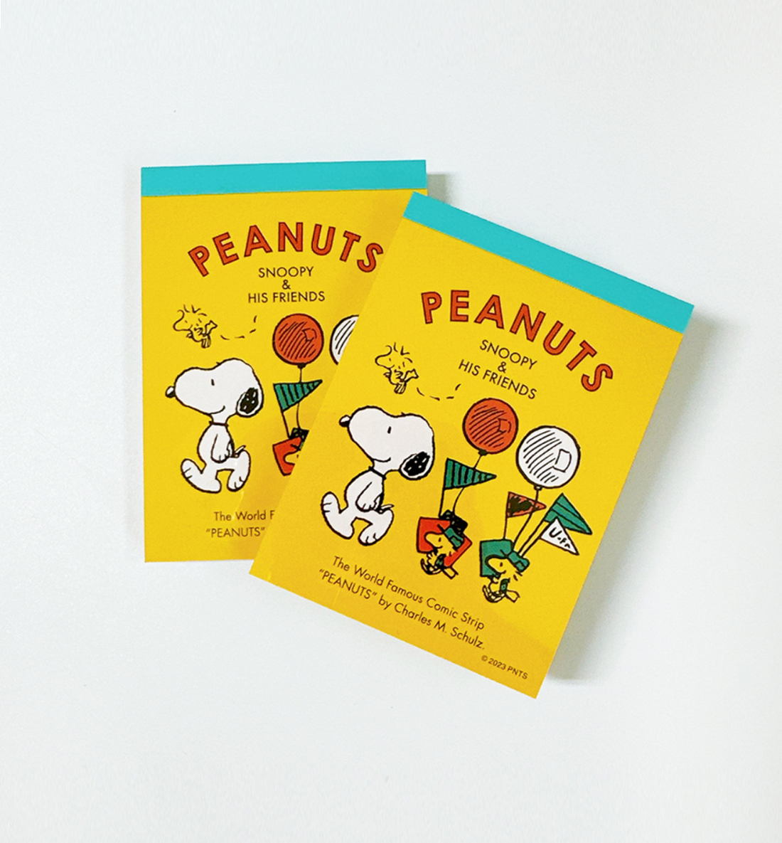 [JAPAN] Peanuts Snoopy Mini Memopad [Flag]