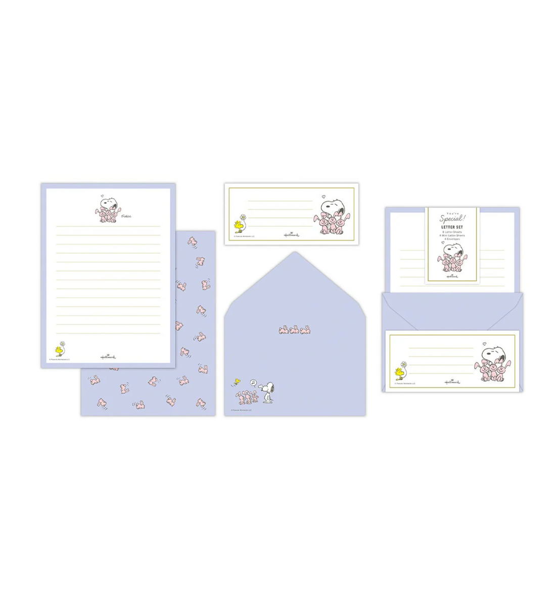 [JAPAN] Peanuts Snoopy You're Special Letter Set [Purple]