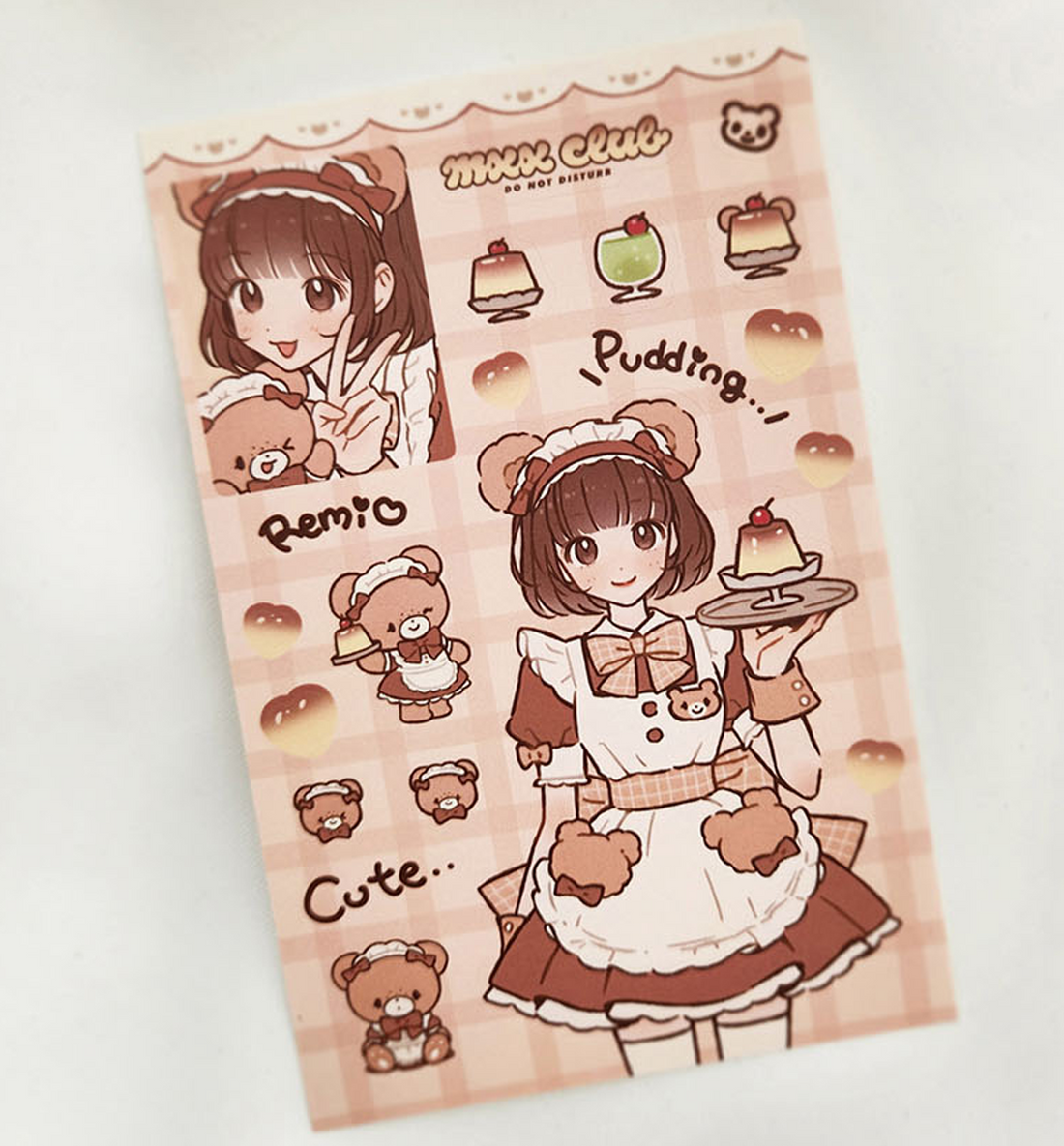 Pudding Cafe Sticker