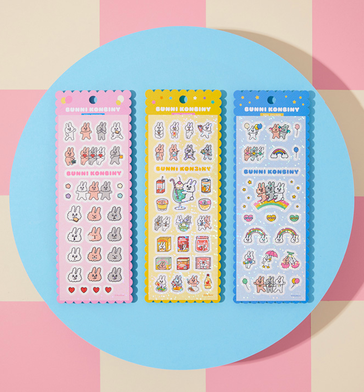 Bunni Konbiny Seal Sticker [3 Designs]