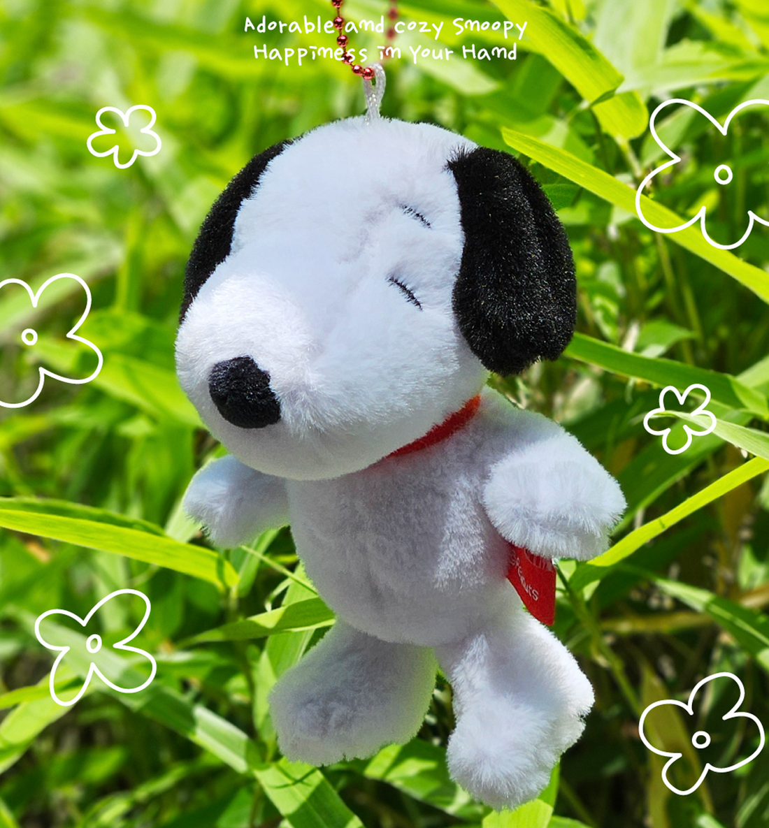 Peanuts Snoopy Plush Keyring