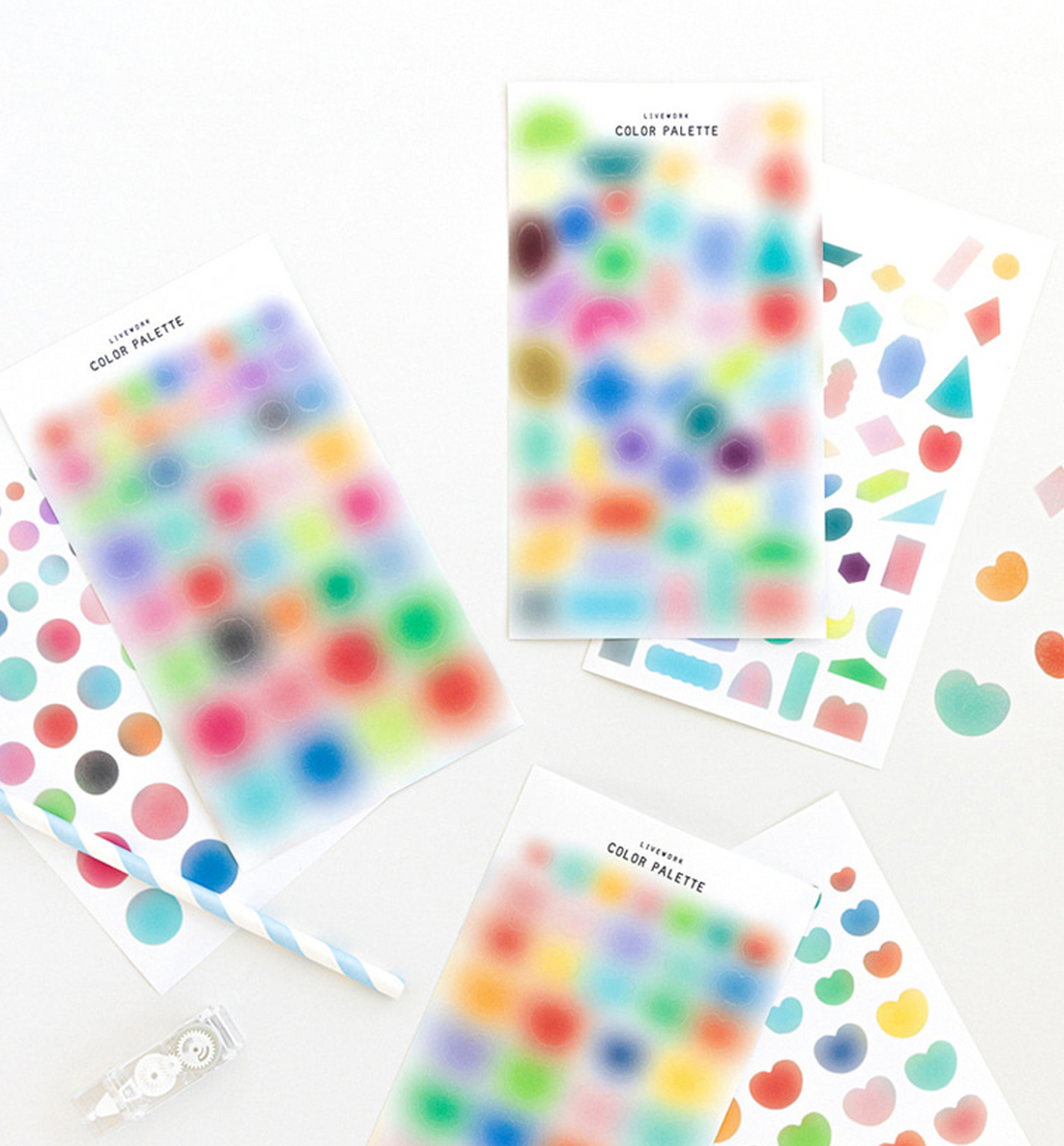 Color Palette Blur Sticker