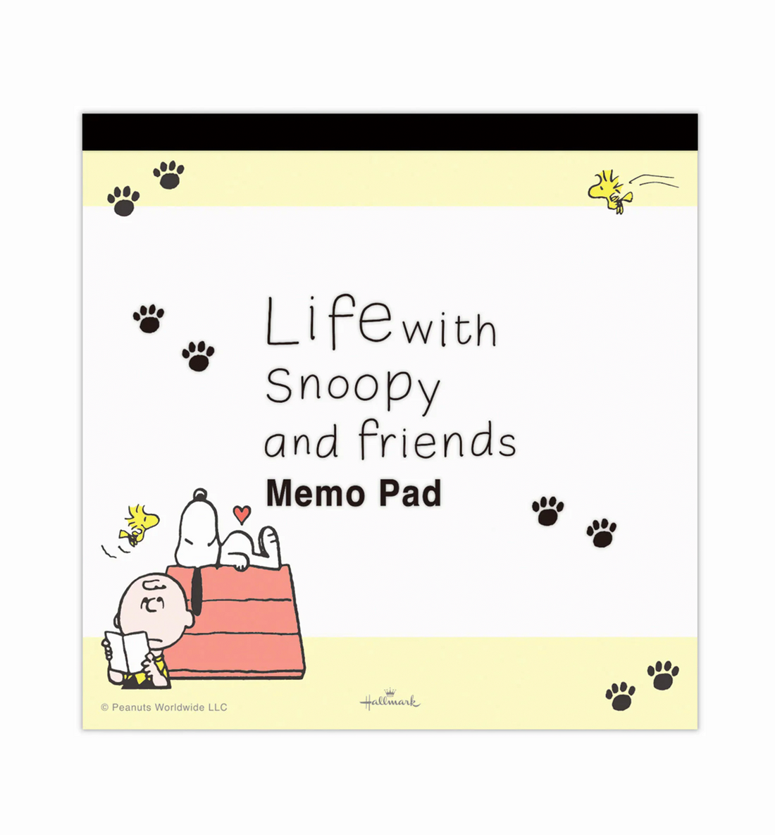 [JAPAN] Peanuts Snoopy Memopad [Charlie and Friends Woodstock]