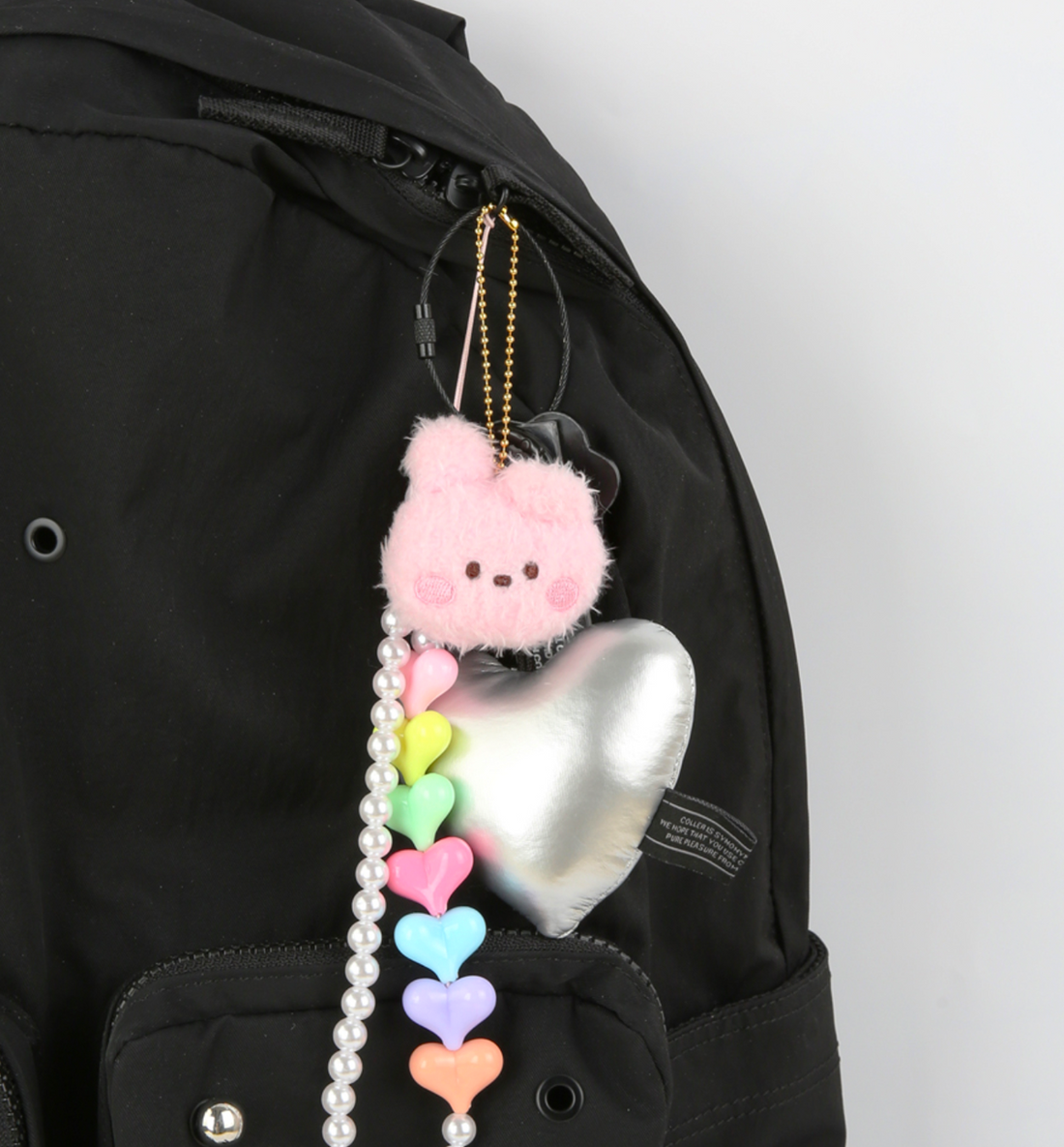 BT21 Minini Plush Face Keyring [Cooky]