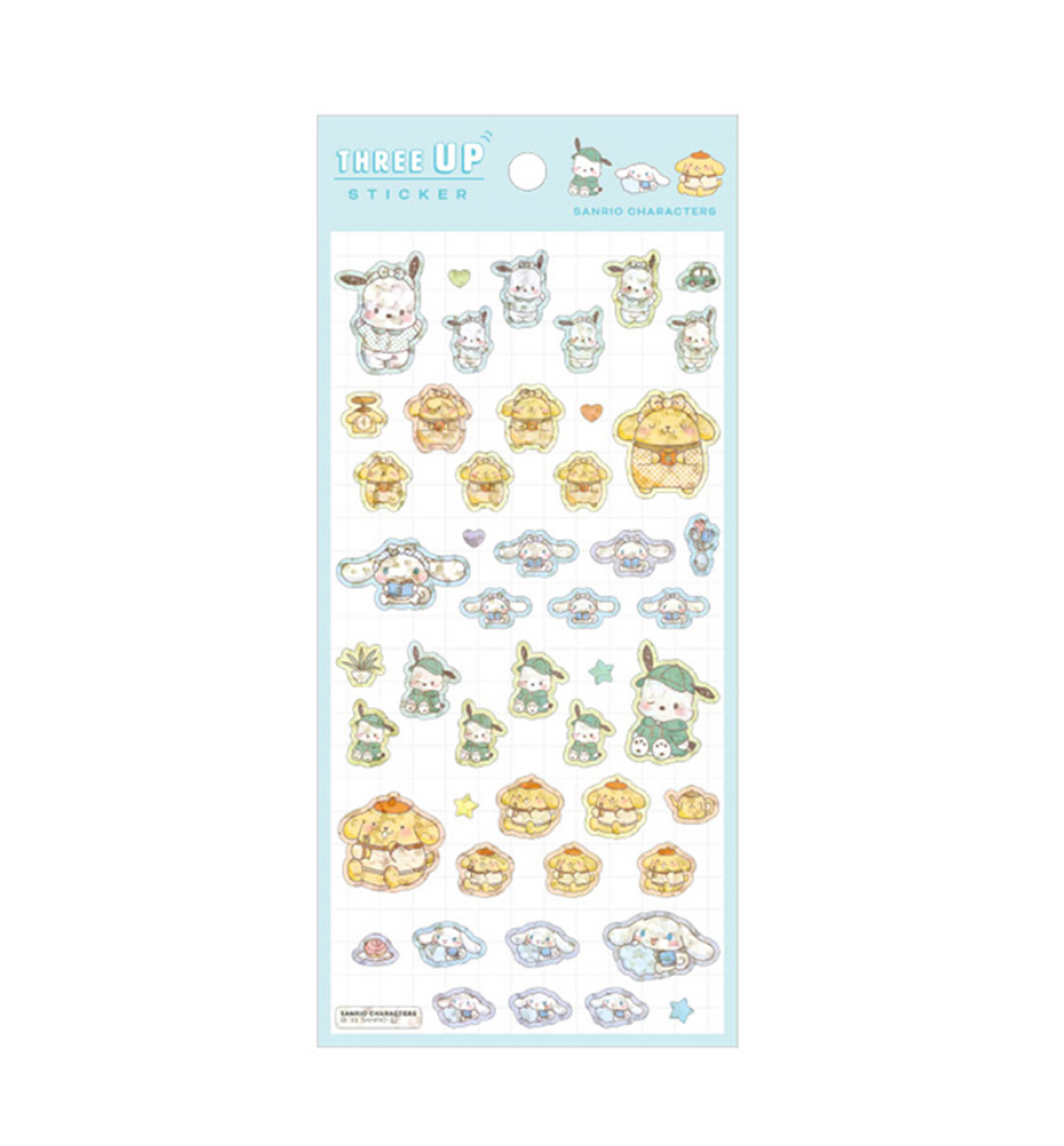 Sanrio Sparkling Hologram Sticker [Mint]