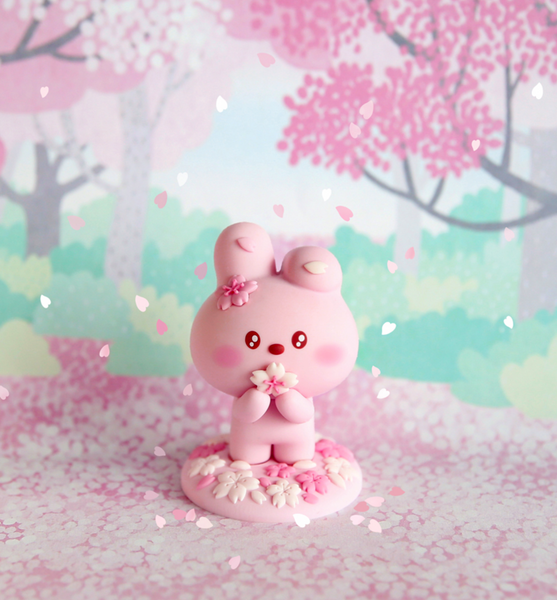 BT21 Cherry Blossom Figure [Cooky]