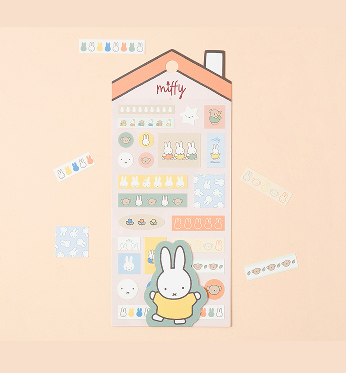 Miffy Stickers Gold Trim Reference A7015 
