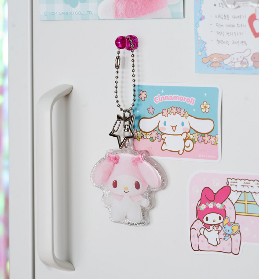 Sanrio Pompom Acrylic Keyring [5 Designs]