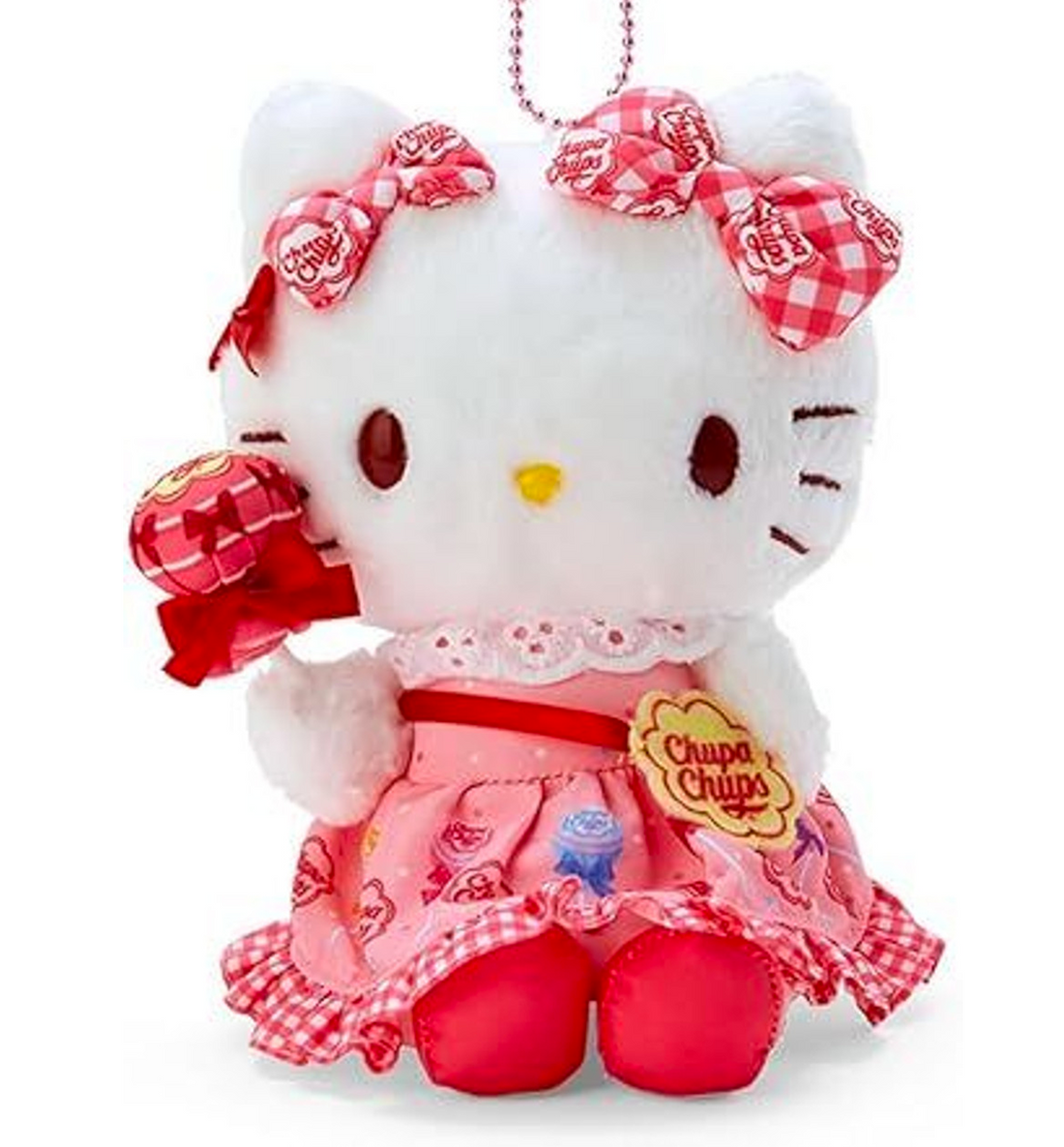 Sanrio x Chupa Chups Hello Kitty Plush Key Holder [Limited Edition]