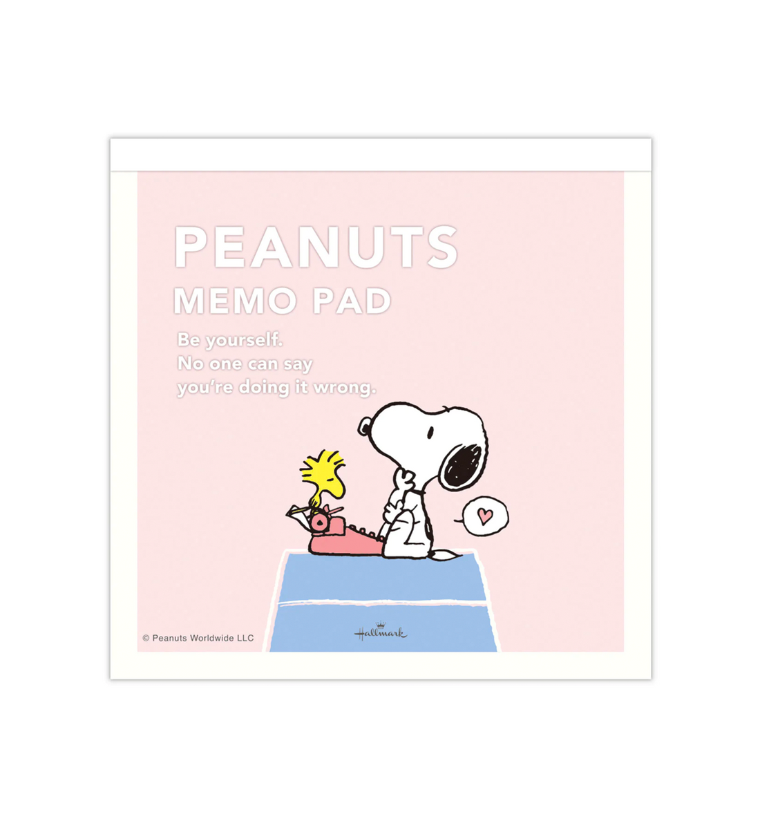 [JAPAN] Peanuts Snoopy Be Yourself Memopad [Pink]