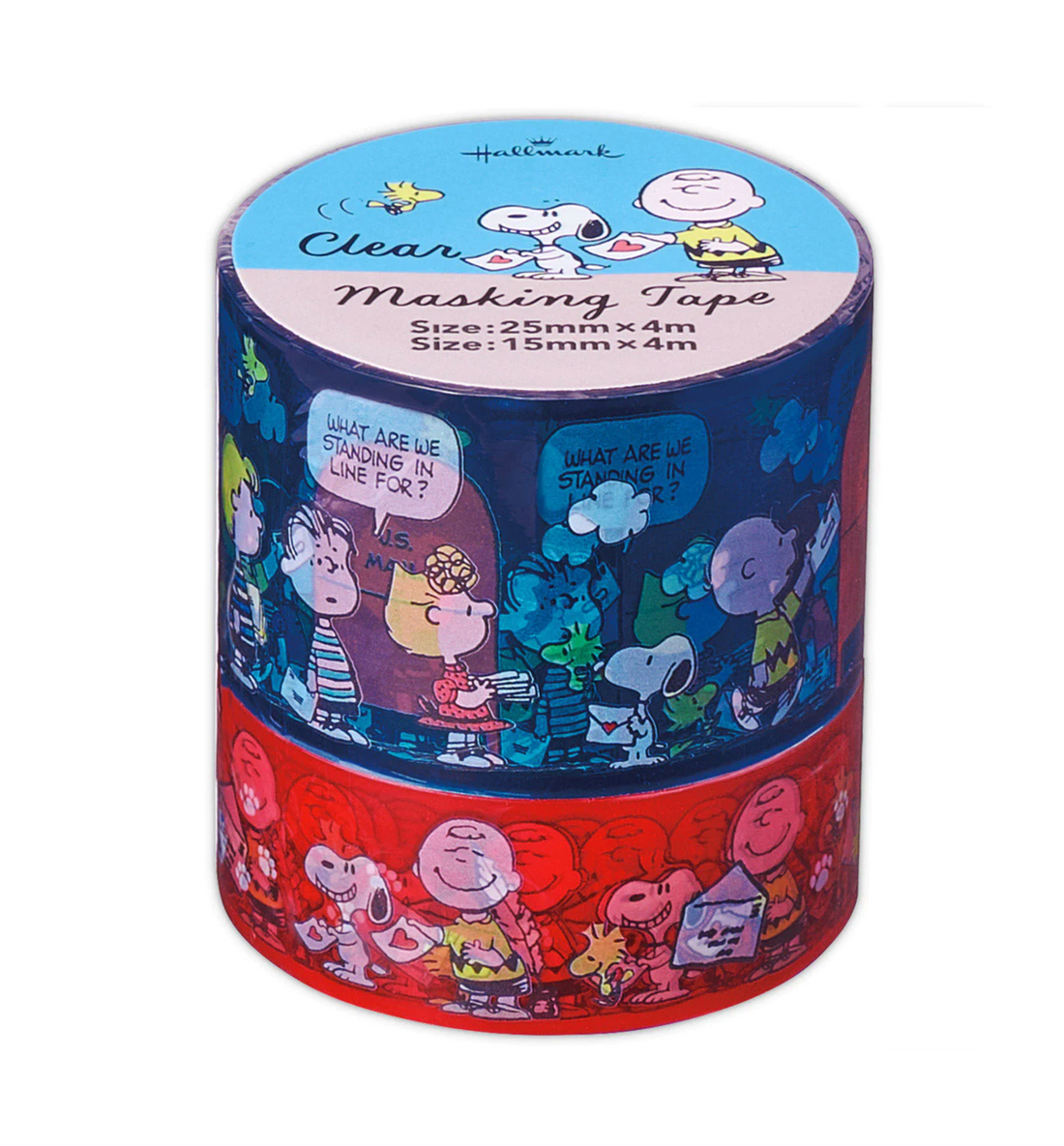 [JAPAN] Snoopy 2 Washi Tapes [Blue Stay Positive]