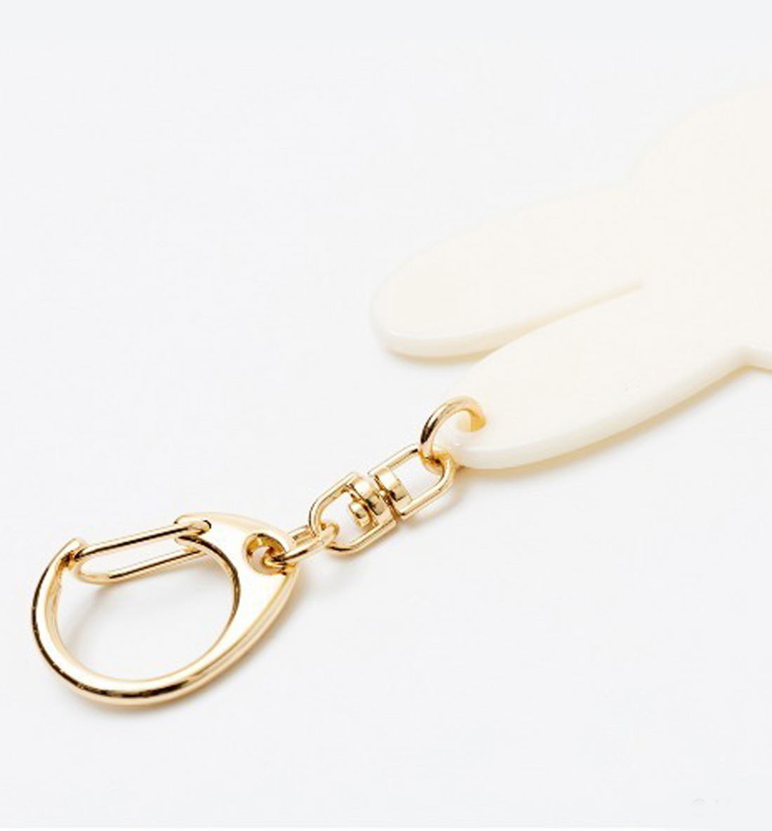 Miffy Acrylic Charm Keyring [Beige]