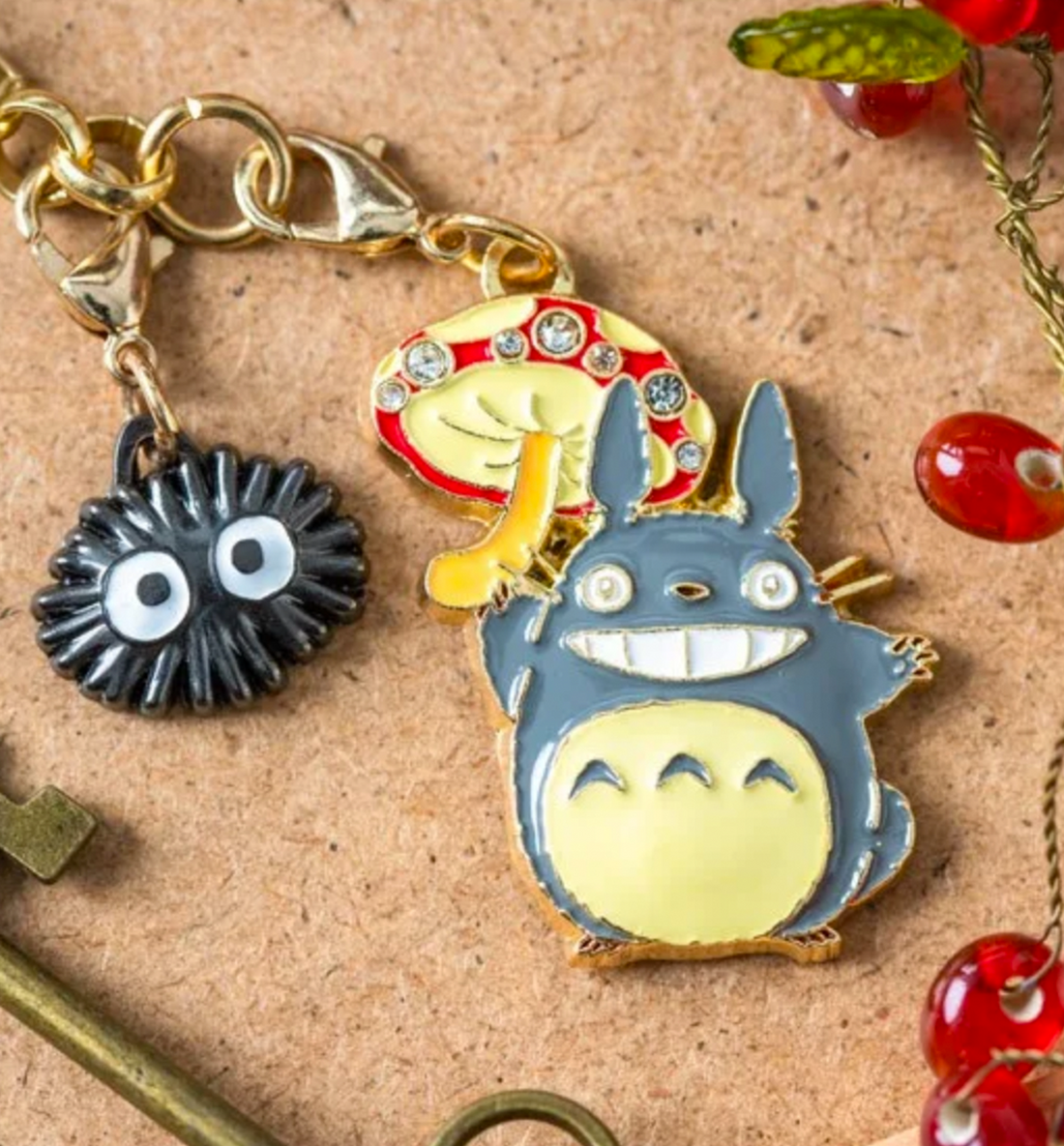 My Neighbor Totoro Charm [Big Totoro & Mushroom]