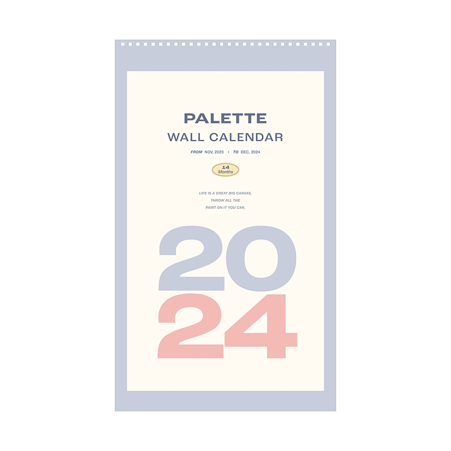 2024 Palette Wall Calendar