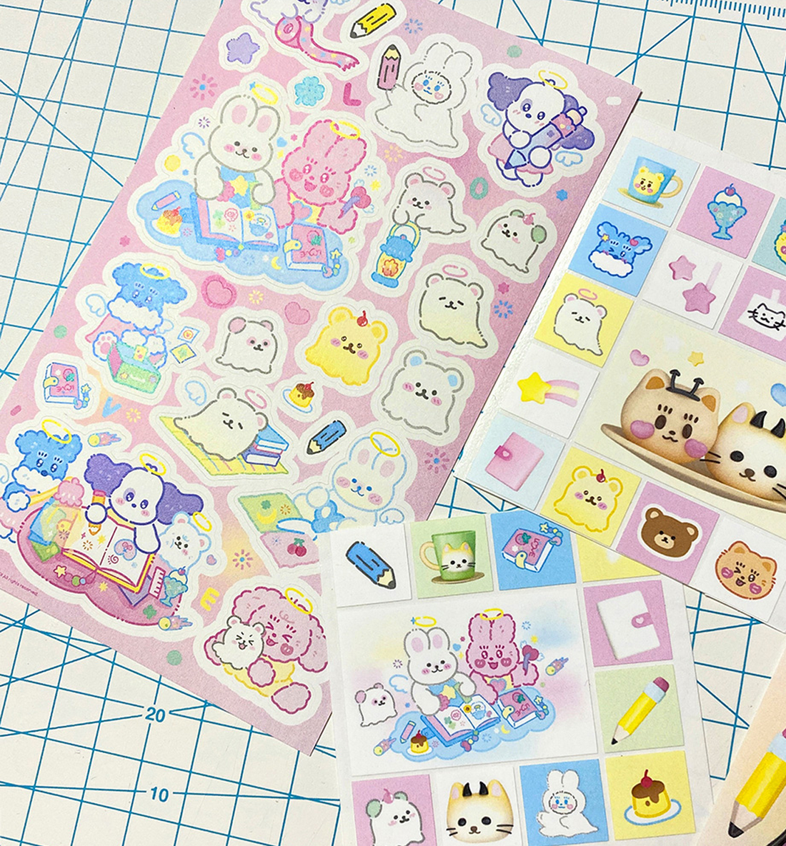 Moitoi x Poomppom Collaboration Pack [12 Stickers]