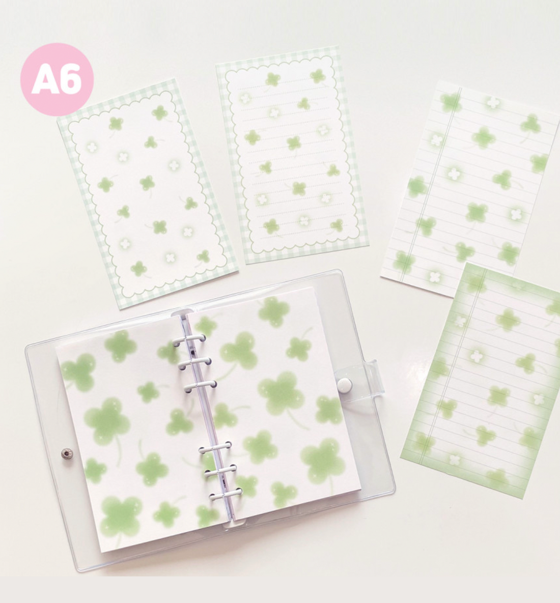 A6 Pretty Clover Paper Refill