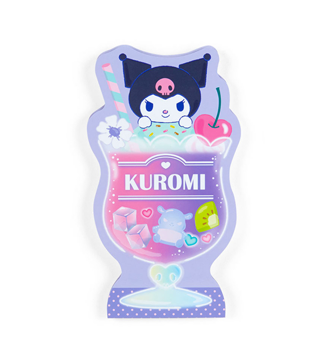 Sanrio Cream Soda Memopad [Kuromi]