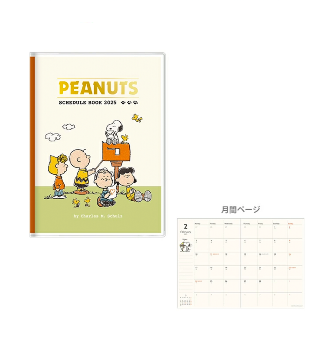 2025 B6 Peanuts Snoopy Weekly Planner [Letter Postbox]