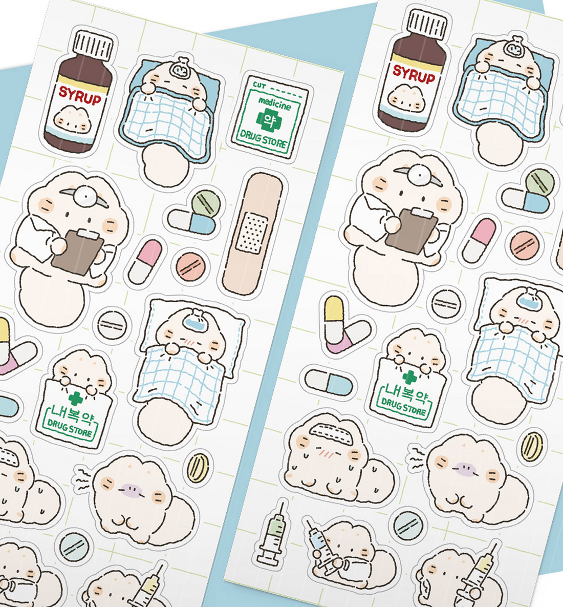 Hospital Kitty Seal Sticker Ver.2