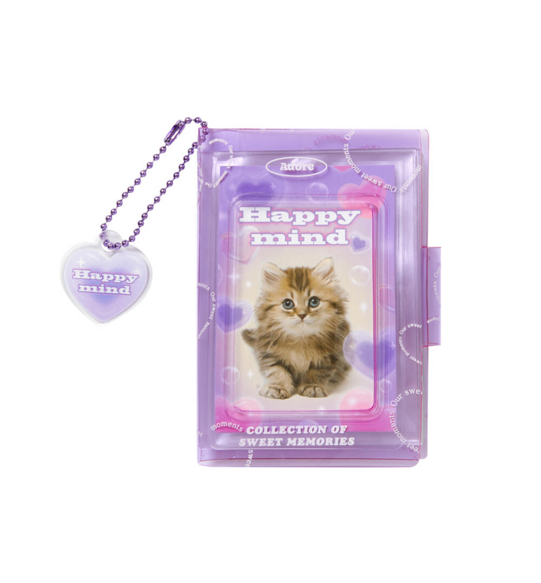 Purple Kitty Photocard Book