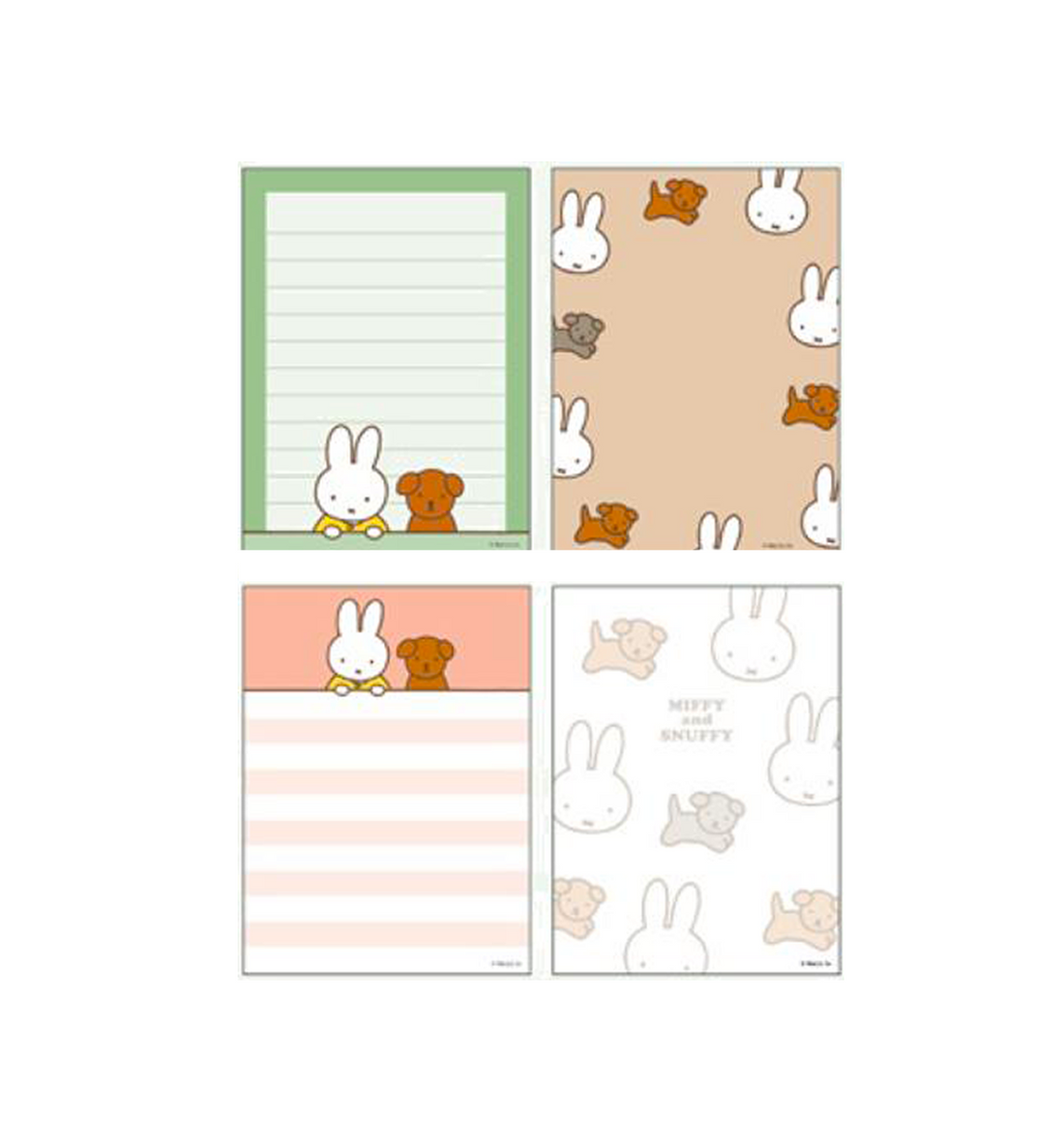 Miffy & Snuffy Memopad [Brown]