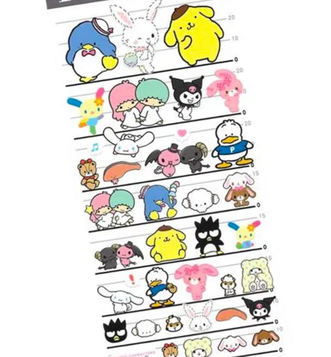 Sanrio 4 Size Sticker [Character B]