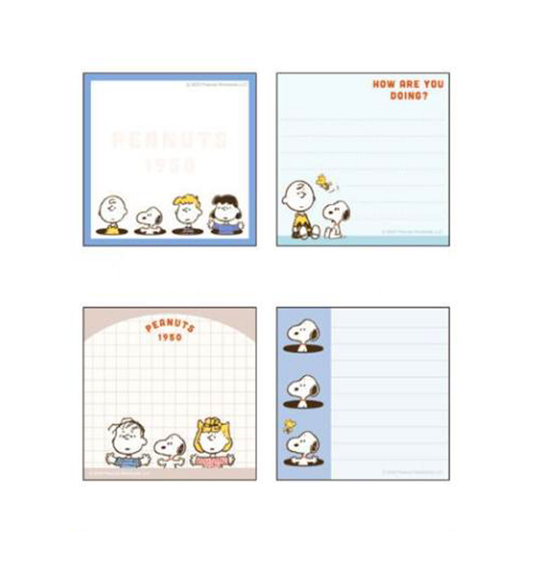 [JAPAN] Peanuts Snoopy How Are You Memopad [200 sheets]