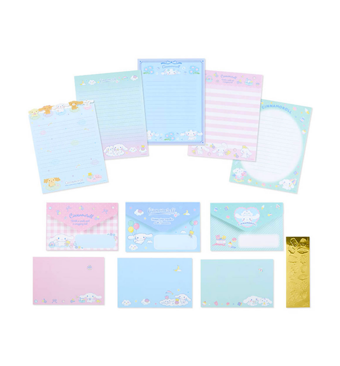 Sanrio Cinnamoroll Letter Set [Side by Side]