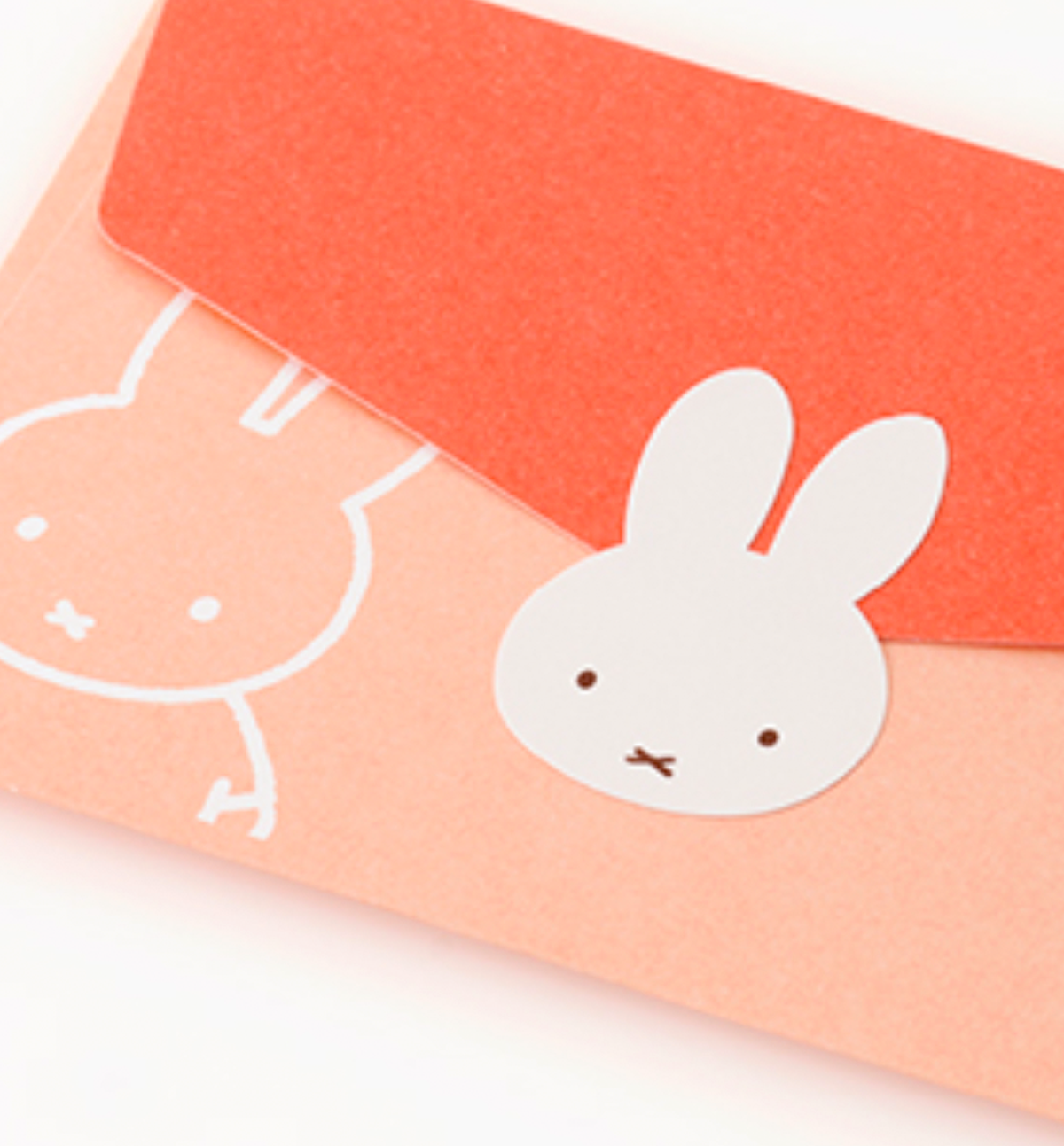 Miffy Graphic Mini Message Letter Set [Peach]