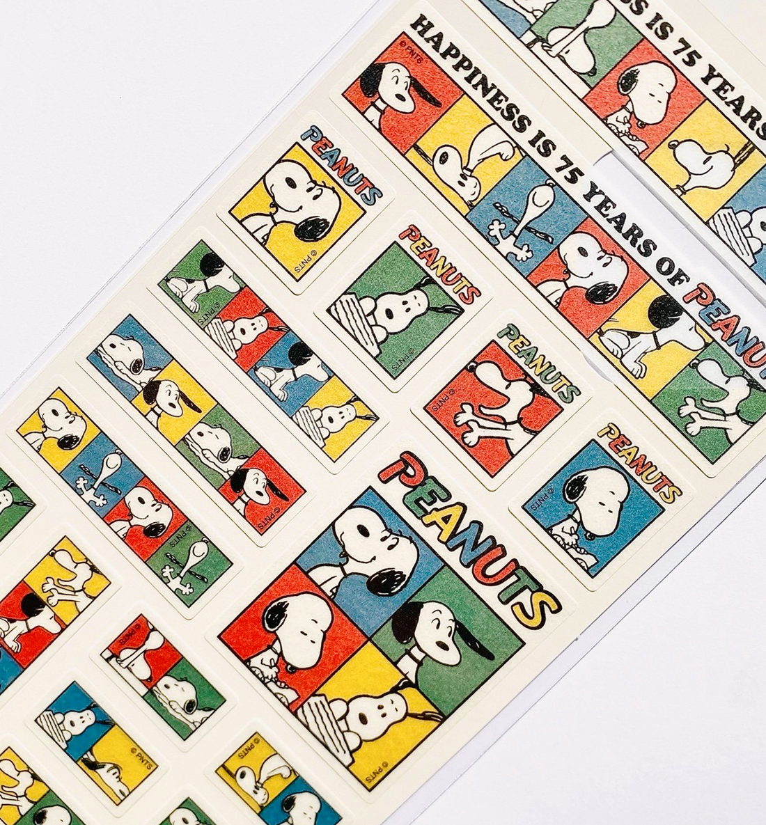 [JAPAN] Snoopy Masking Sticker [75 Years Of Peanuts - A]