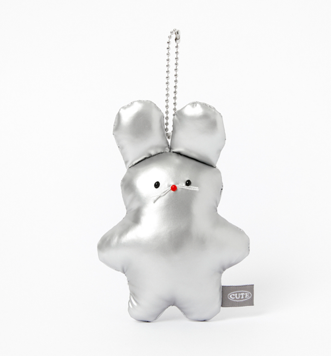 Silver Rabbit Mini Keyring