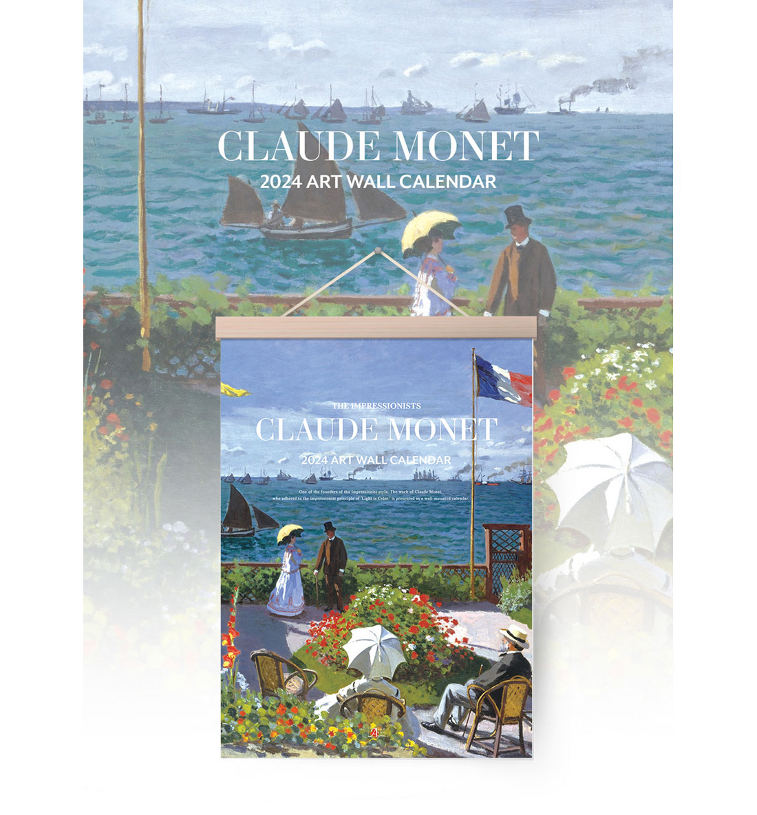 2024 Art Desk Calendar [Claude Monet]