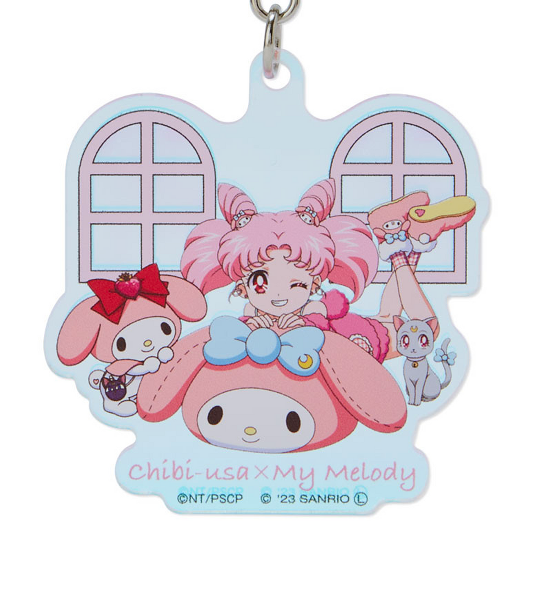 Sanrio x Pretty Guardian Sailor Moon Acrylic Keyring [My Melody & Chibiusa]